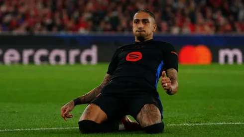 Raphinha anotó el gol del triunfo por 1-0 de Barcelona ante Benfica en la ida de los octavos de final de la Champions League 2024-2025.