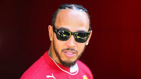 Lewis Hamilton con Ferrari en el GP de Australia