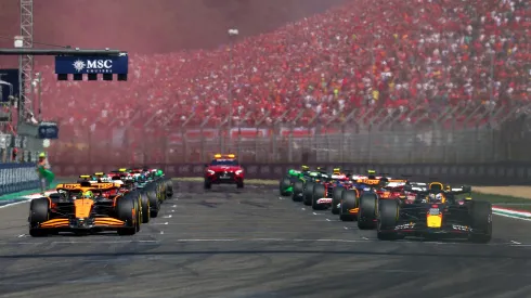 Coches formados para la largada de la F1