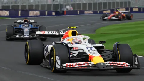 Coches de la F1 rodando en el GP de Australia