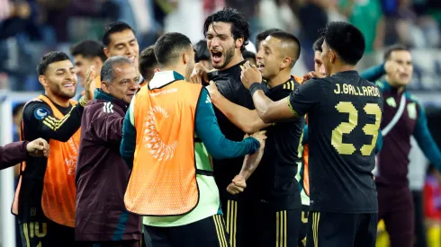 Los jugadores de México, a puro festejo.
