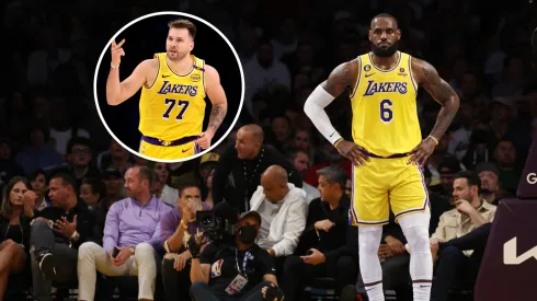 LeBron James y Luka Doncic