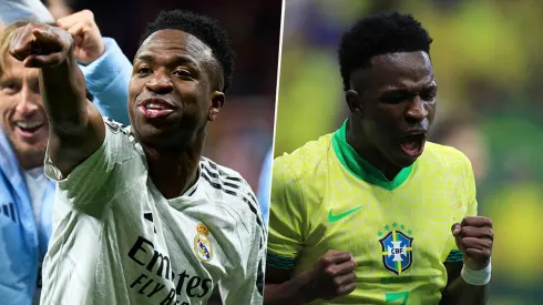 Vini Jr y sus dos caras diferentes: Real Madrid y Brasil.