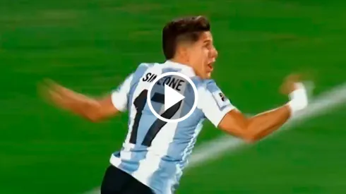 Giuliano Simeone ingresó y no tardó en mojar también.