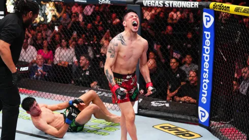 Brandon Moreno brilló en la Arena Ciudad de México ante Steve Erceg.
