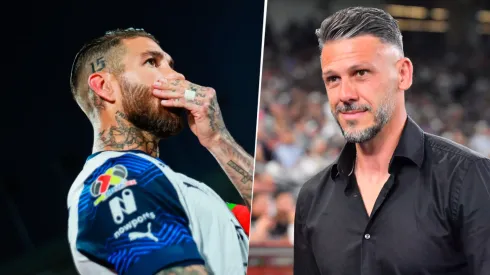 Sergio Ramos y Martín Demichelis