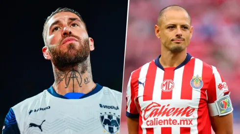 Sergio Ramos y Chicharito Hernández