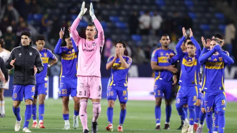 Los jugadores de Tigres, a puro festejo