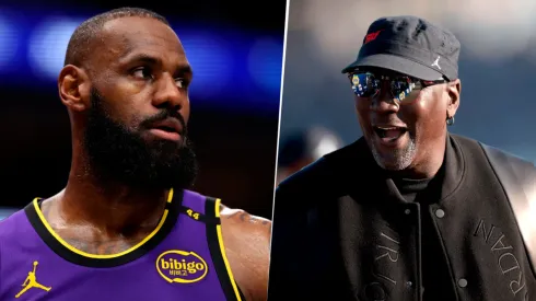 LeBron James y Michael Jordan