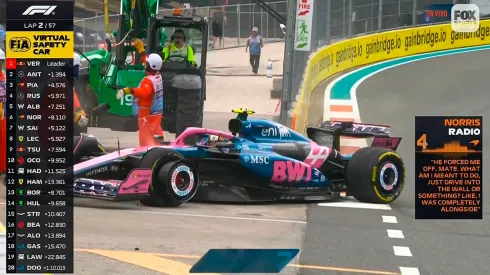 Jack Doohan chocó en el GP de Miami