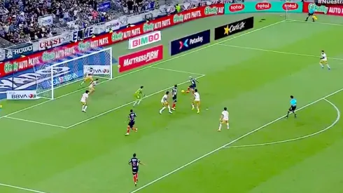 Germán Berterame abrió el marcador en el Play-In entre Rayados y Pumas UNAM