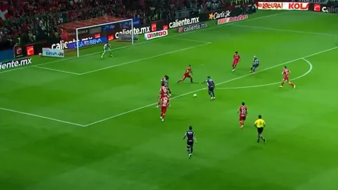 Roberto de la Rosa marcó el 1-1 de Rayados ante Toluca por la Liguilla