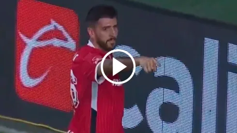 Paulinho anotó el 1-1 de Toluca en el partido de ida.