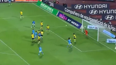 Ignacio Rivero estableció el 1-0 de cabeza ante América por el Clausura 2025