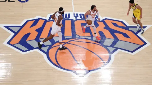 Logo de New York Knicks en el Madison Square Garden