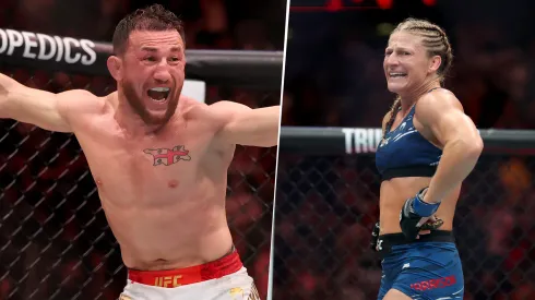 Merab Dvalishvili sigue siendo campeón y Kayla Harrison es nueva monarca.