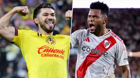 Henry Martin y Miguel Borja, los goleadores de América y River.