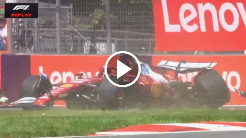 Charles Leclerc se estrelló en la Práctica Libre 1