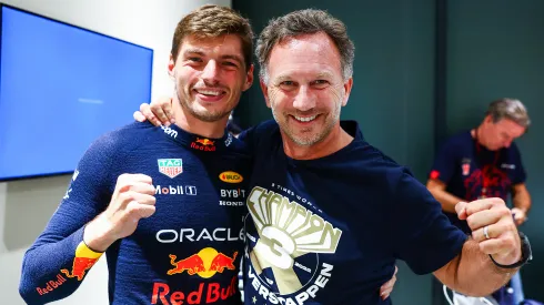 Max Verstappen y Christian Horner