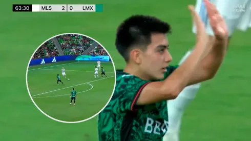 Gilberto Mora marcó el primero del team Liga MX.