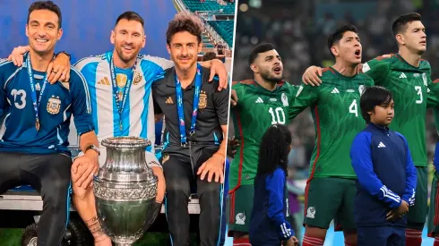 Figura de la Selección Argentina se rinde ante el himno de México