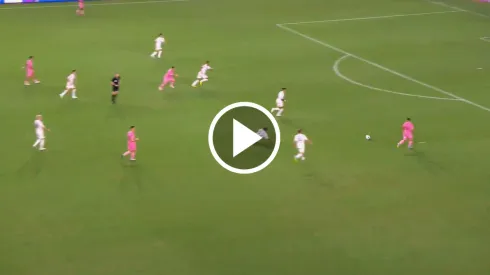 Jordi Alba marcó el 1-0 de Inter Miami ante LA Galaxy.