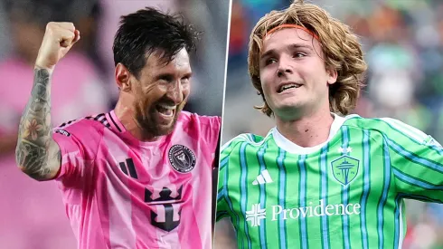 Messi y De la Vega, las figuras argentinas de Inter y Seattle.