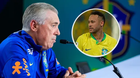 Carlo Ancelotti, sincero sobre la falta de Neymar.
