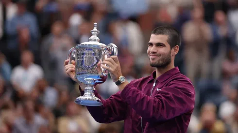 Alcaraz cambió su look luego de ser campeón.