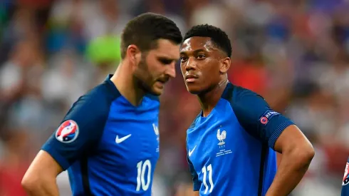 André-Pierre Gignac y Anthony Martial en la Eurocopa 2016