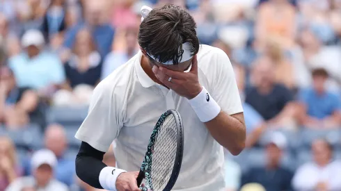 Lorenzo Musetti no pudo contener su frustración en China