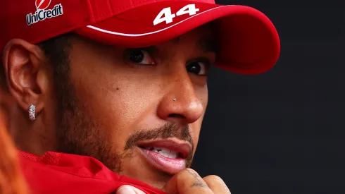 Lewis Hamilton en Ferrari