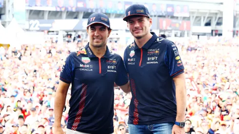 Checo Pérez y Max Verstappen