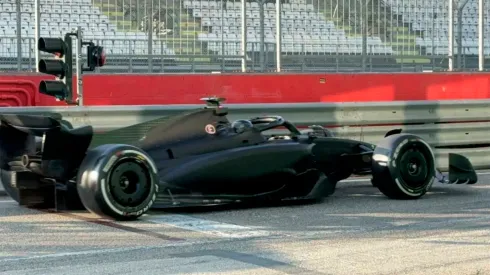 Checo Pérez se subió nuevamente a un coche de F1