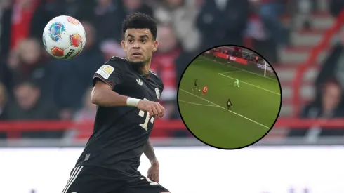 El juez de línea evitó el tanto de Luis Díaz.