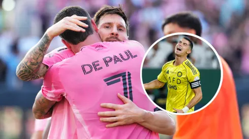 Messi campeón y Cristiano se lamenta.
