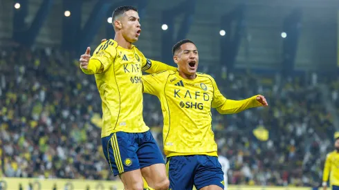 Cristiano Ronaldo celebra su doblete con Al-Nassr
