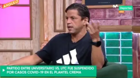 Pedro García es panelista de Al Ángulo en Movistar Deportes.