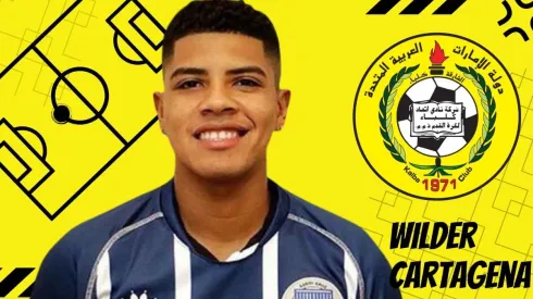 Wilder Cartagena se fue a Ittihad Kalba de Emiratos Árabes.
