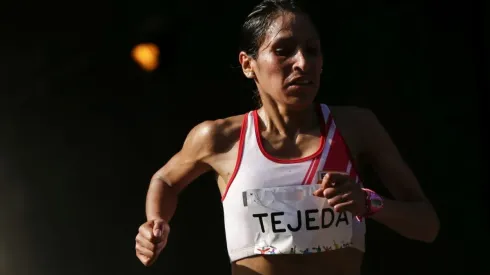 ¿Y así se quejan? La foto de Gladys Tejeda en silla de ruedas tras la maratón femenina de Tokio 2020