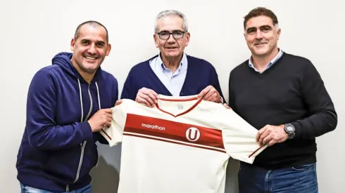 ¡Por el título! Universitario de Deportes presentó a Gregorio Pérez y a su comando técnico