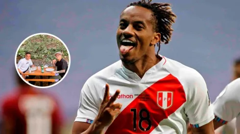 ¡Se pasó de frío! André Carrillo bromeó en foto de Gianluca Lapadula con Anderson Santamaría