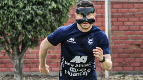 Adrián Ugarriza y su comentario sobre jugar con máscara a lo Gianluca Lapadula