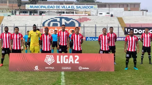 El plantel de Unión Huaral en un cotejo de la Liga 2. (Foto: Flick Liga de Fútbol Profesional)