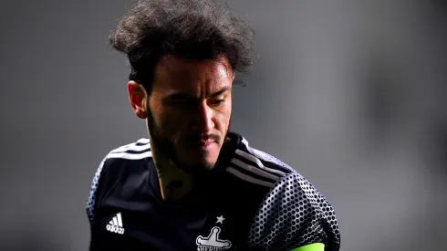 Gustavo Dulanto en la previa de un partido del Sheriff Tiraspol. (Foto: Getty Images)