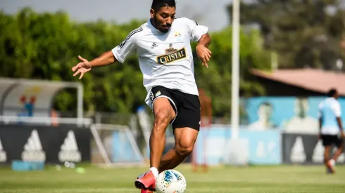 Percy Prado llegó a Sporting Cristal en enero del 2021. Foto: Club Sporting Crist
