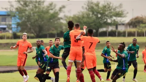 Deportes Tolima enfrentó al Atlético Huila en amistoso de pretemporada. Foto: Tolima
