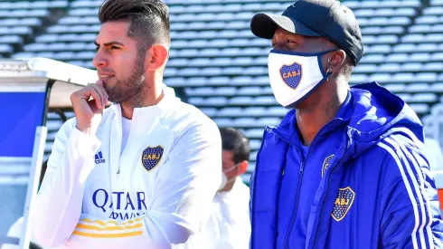 Carlos Zambrano y Luis Advíncula en Boca Juniors. (Foto: Twitter Boca Juniors)