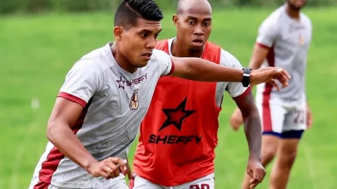 Raziel García, jugador del Deportes Tolima. (Foto: Twitter Deportes Tolima)
