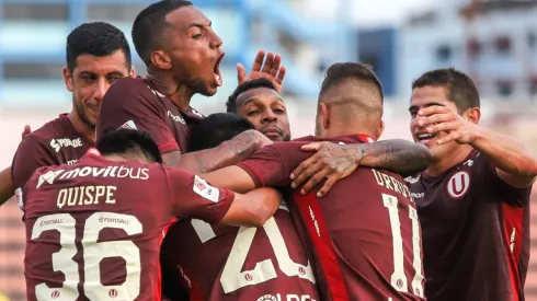 Joao Villamarín anotó el 3-0 para Universitario ante Cantolao. (Foto: Liga de Fútbol Profesional)
